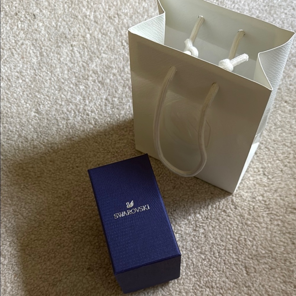 Swarovski Bracelet with Blue Box with White Gift Bag